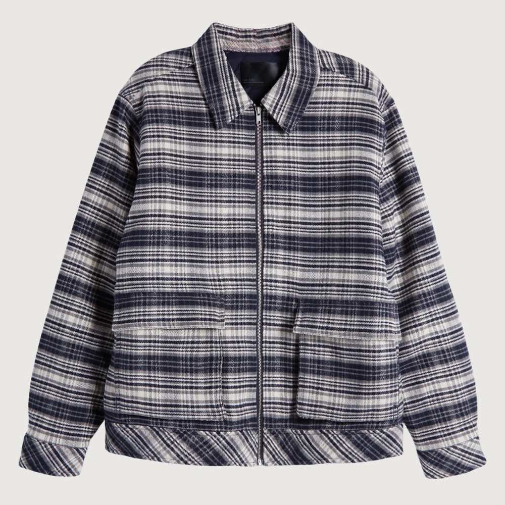 Brand new with tags oak and fort men jacket plaid NWT